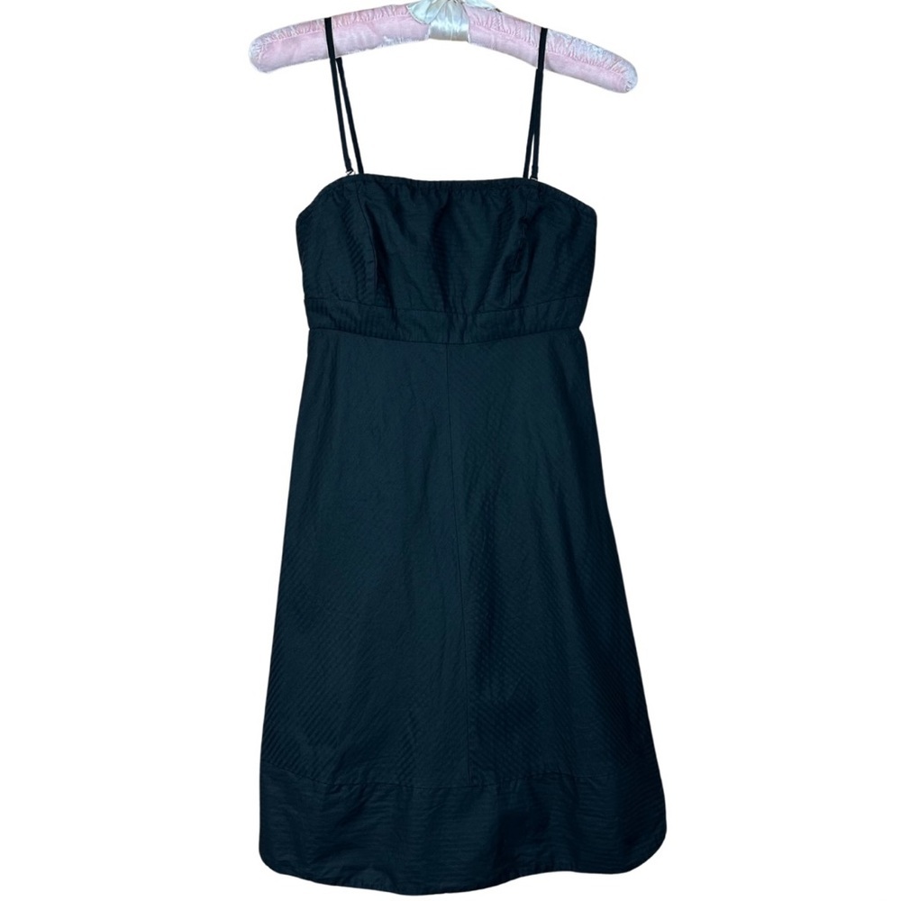 Vintage Y2K Gap 100% Cotton Black Spaghetti Strap Sundress
